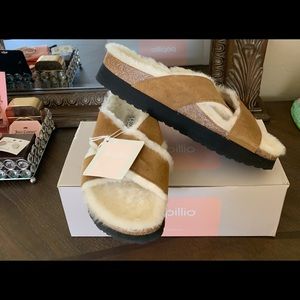 Birkenstock Daytona Shearling Sandals